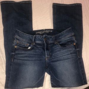 Kick boot super stretch American Eagle jeans